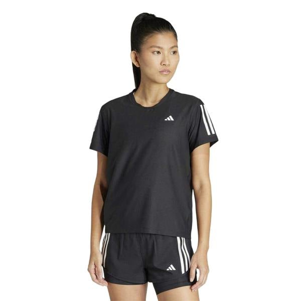 Adidas Womens/Ladies Own The Run T-Shirt - Black - 