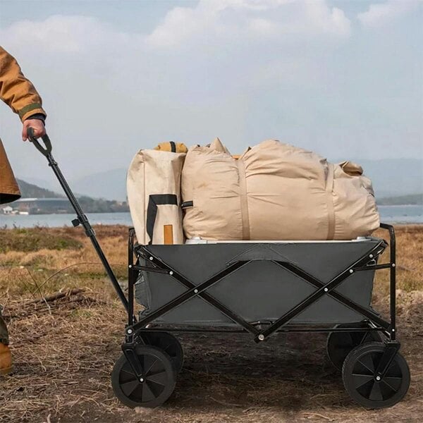 Neo Foldable Collapsible Garden Festival Cart - Grey