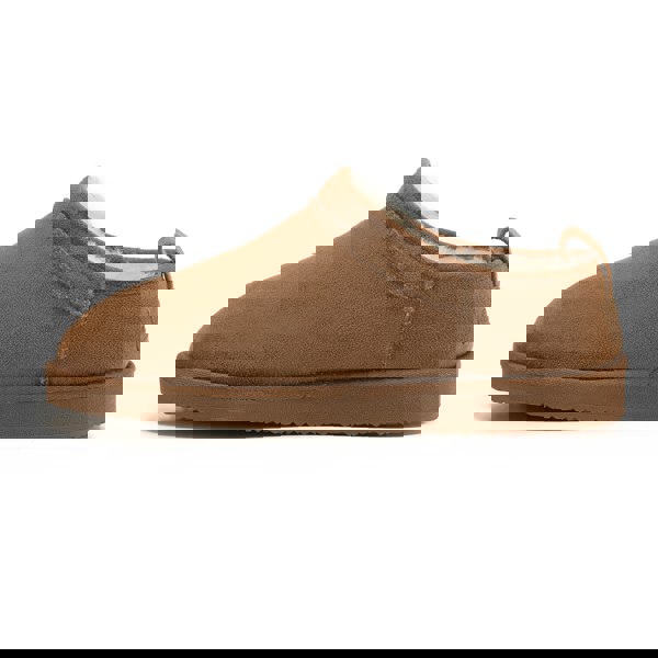 VIVA Polar Womens Fur Lined Slide Slippers – Suede, Cozy Faux Fur Lining