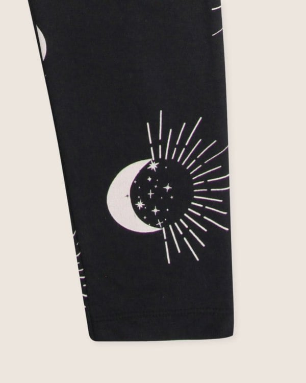 organic cotton Black Astrology Print Dungarees - image 5