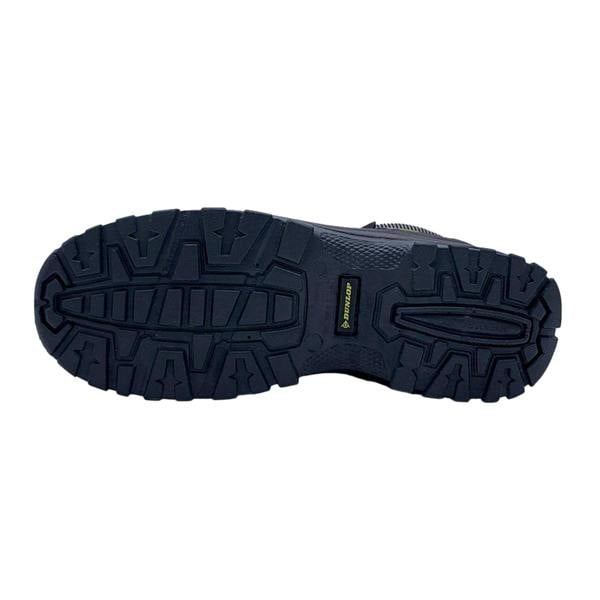 Dunlop Mens Nova Logo Leather Steel Toe Cap Safety Boots - Black - 