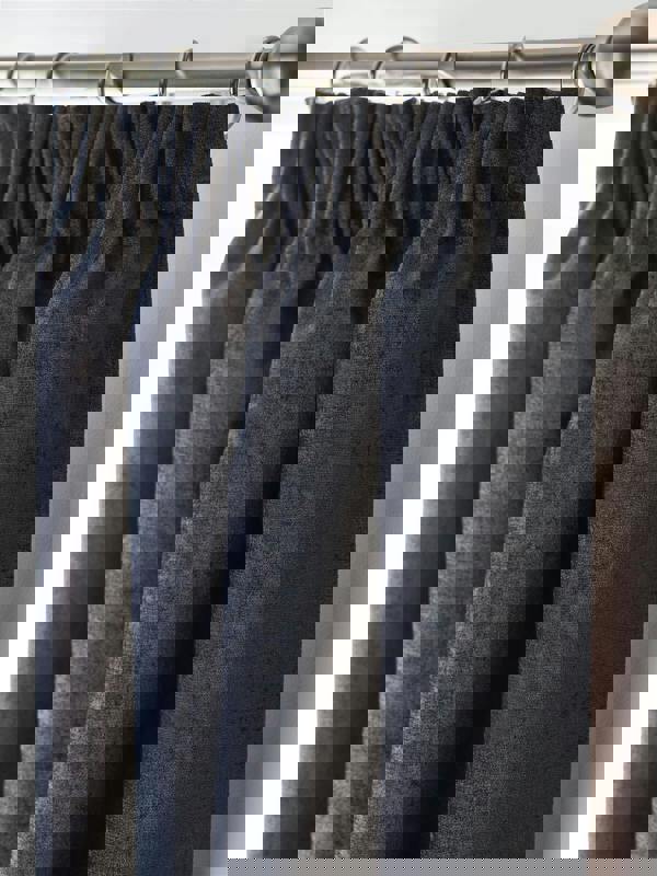 Luxury Living Chenille Blackout Pencil Pleat Top Curtains