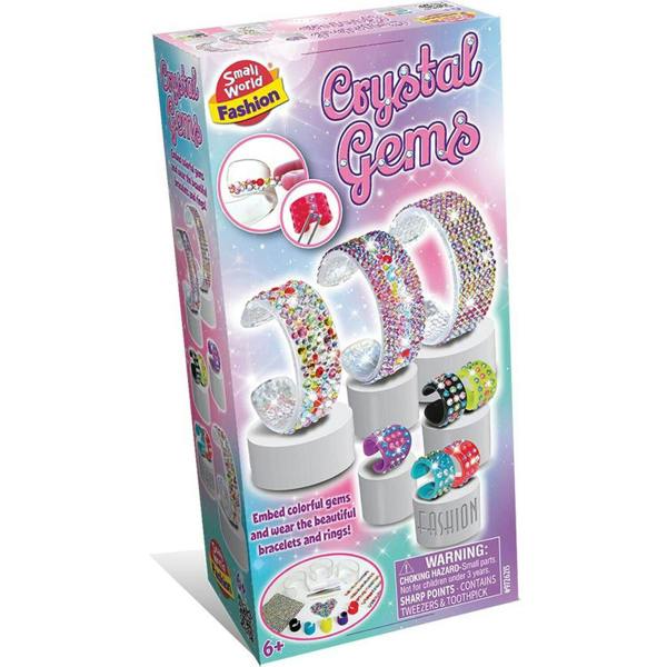 Small World Toys Crystal Gems Jewellery Kit - Purple