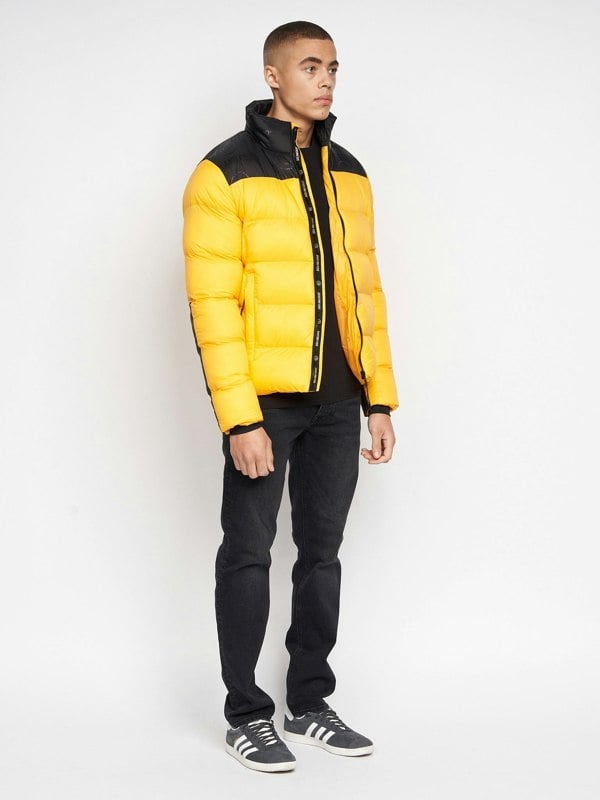 Duck and Cover Synflax Puffer Jacket Yellow