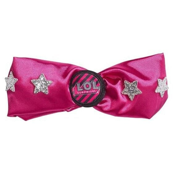 LOL Surprise L.O.L. Surprise! Girls Headband with Silver Glitter Stars One Size Pink