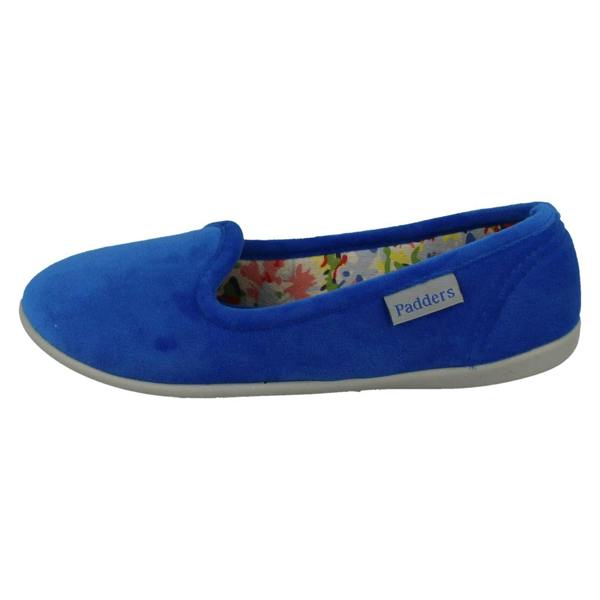 Padders Ladies Padders Slip On Textile Slippers - Albertine