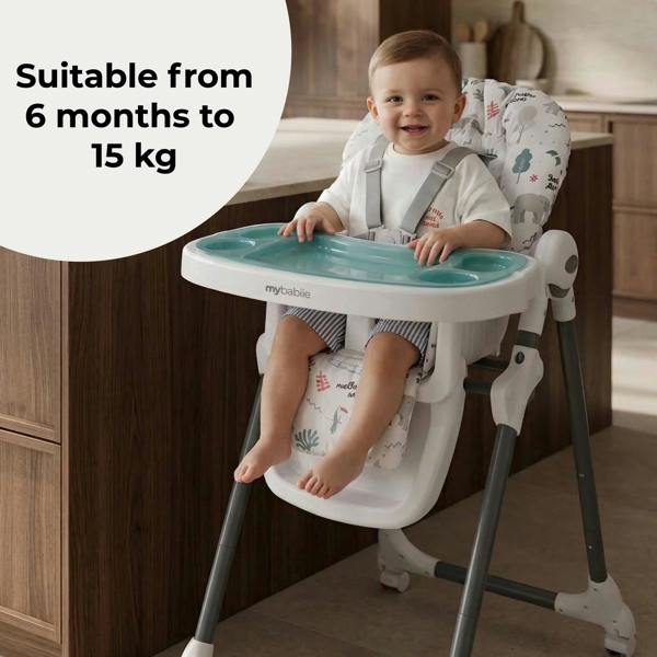 My Babiie MBHC8 Premium Highchair - Earth Child