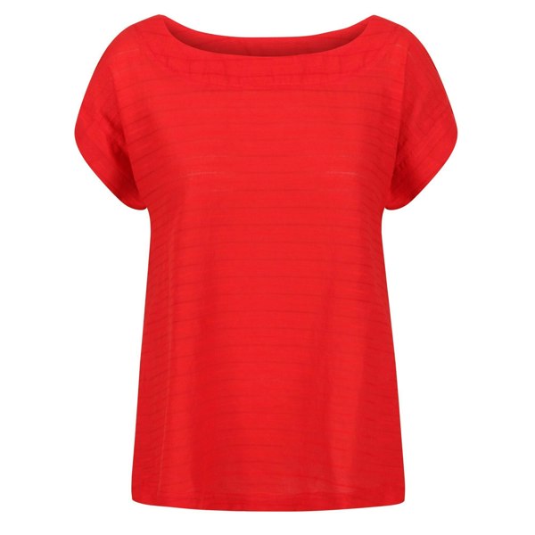 Regatta Women's Adine Stripe T-Shirt - True Red