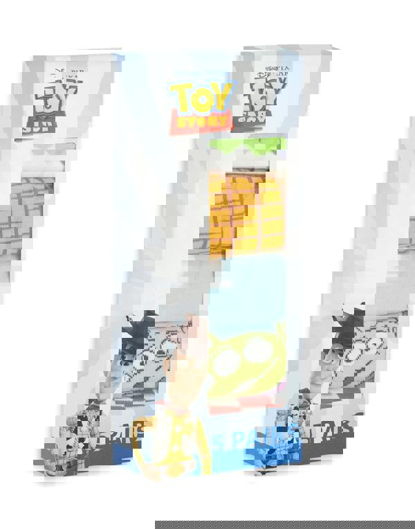 Disney Toy Story Unisex Multicoloured Multi Character Calf Socks Set of 5