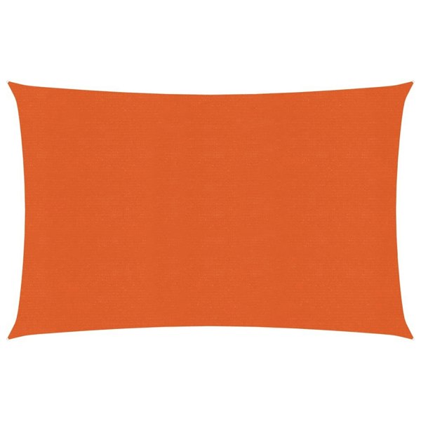 Berkfield Sunshade Sail 160 g/må_ Orange 3.5x4.5 m HDPE