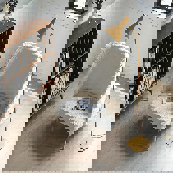 Teddy Armchair, White-Weilai Concept-Weilai Concept