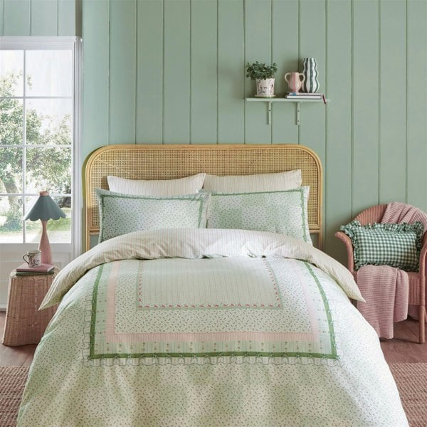 Cath Kidston Archive Book Pistachio Duvet Cover Set