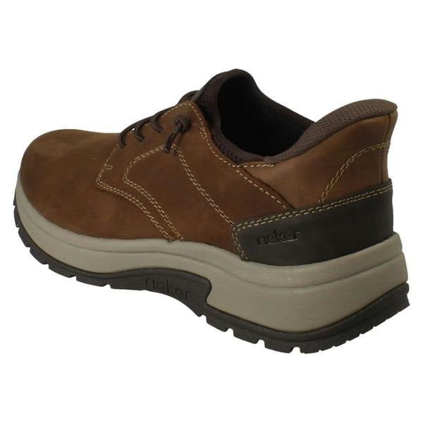 Rieker Mens Rieker Extra Wide Slip On Elasticated Lace Casual Suede Shoes 11050