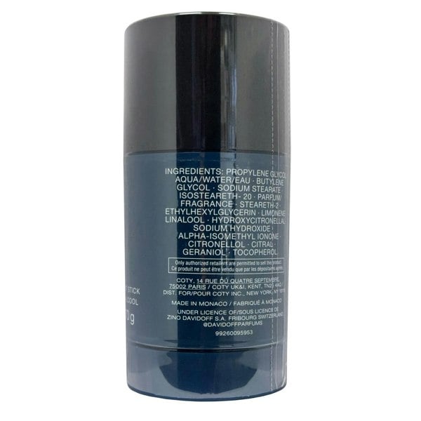 Davidoff Cool Water for Men Alcohol-Free Deodorant Stick 70g