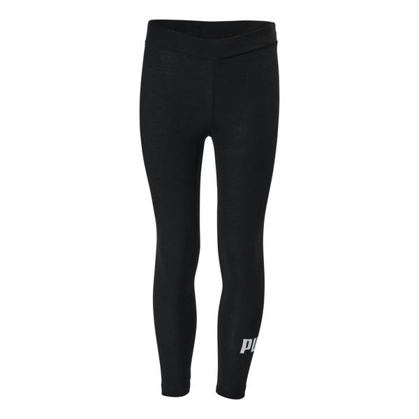 Puma Girls Essential Logo Leggings - Black - 