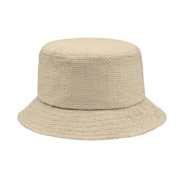 MidOcean Bilgola+ Paperstraw Bucket Hat - Beige - 