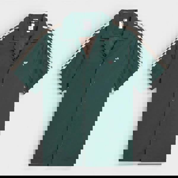 CLOT Adidas Bowling Shirt Green Brown