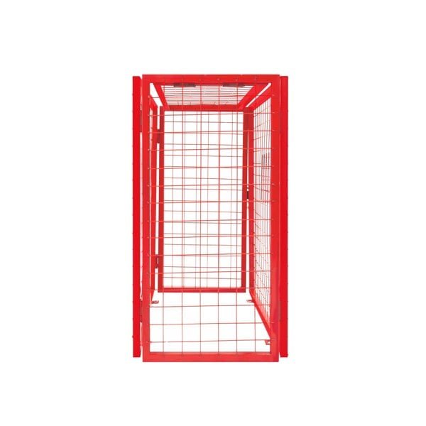 Monstershop Red Gas Bottle Collapsible Mesh Cage - 100cm x 140cm x 50cm