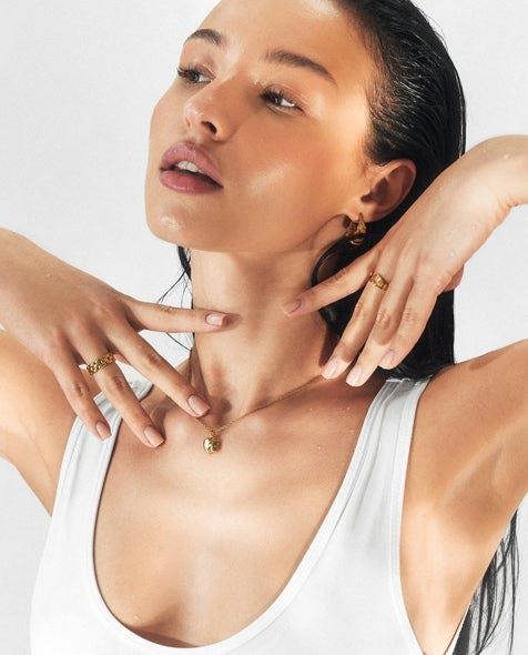 Elk & Bloom Linked Legacy Skinny 14K Gold Chain Ring