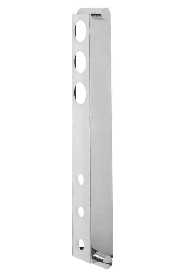 Novo 6 Bottle Silver Vertical Wine Rack