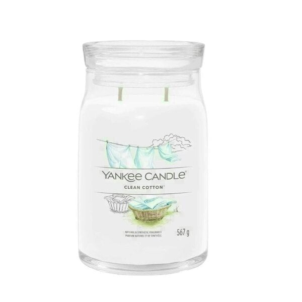 Yankee Candle Clean Cotton Signature Original Large Jar Candle