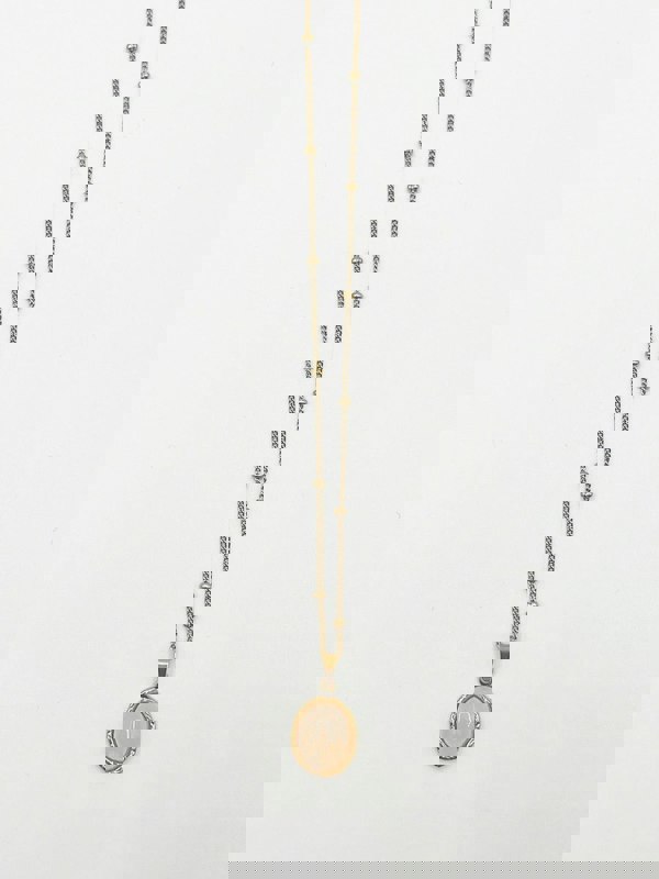 SVNX Pink Stone Pendant Necklace - Gift Boxed