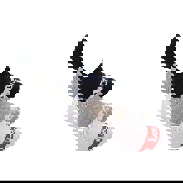 Lee Unisex Adult Logo Liner Socks (Pack of 3) - White/Grey/Black - 