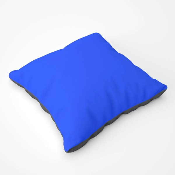 Warren Reed Royal Blue Floor Cushion