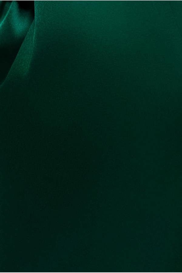 Cut Out Satin Jumpsuit - Emerald TR309