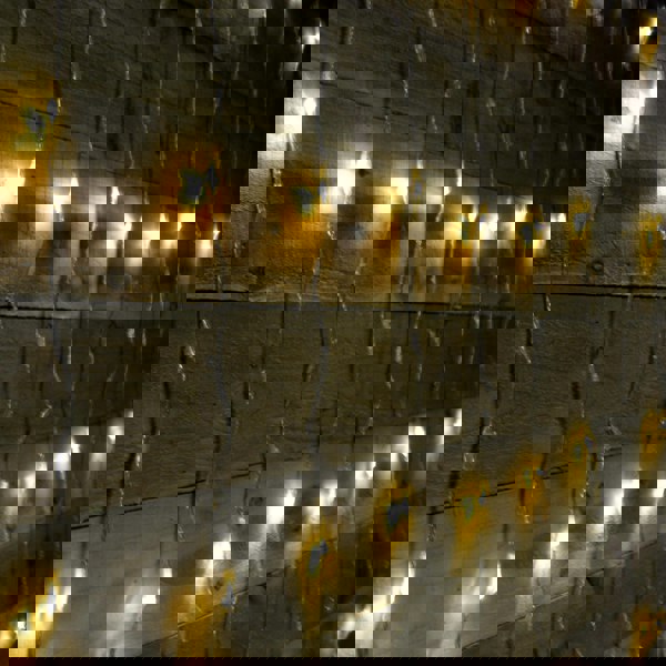 Samuel Alexander Premier 240 LED 1.5m x 2m Tall Cascading Waterfall Curtain Light - Warm White