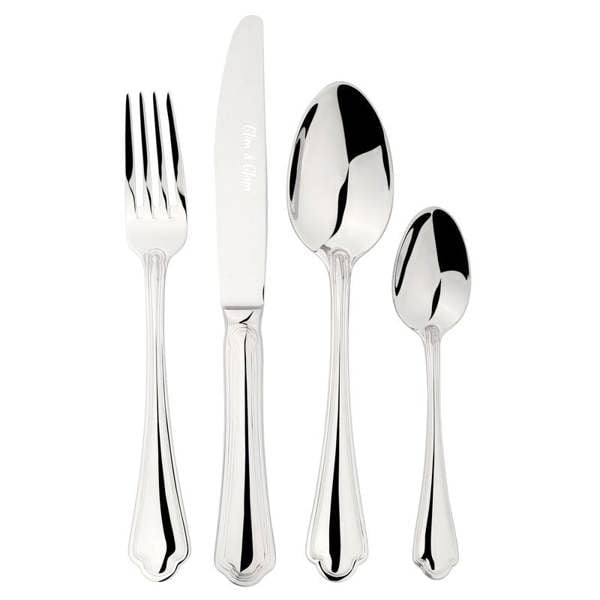 Glim Glam Cutlery Sets Stainless Steel 18/8 4pc Set Catering Alhambra