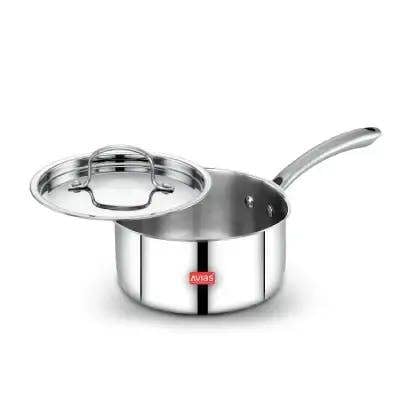AVIAS TRIPLY SAUCEPAN WITH SS LID 18CM (2.25L)