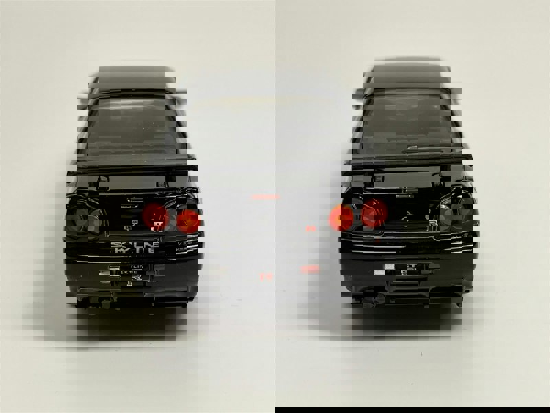 Tayumo Nissan GT R34 V Spec II RHD Black 1:36 Scale Tayumo 36115210