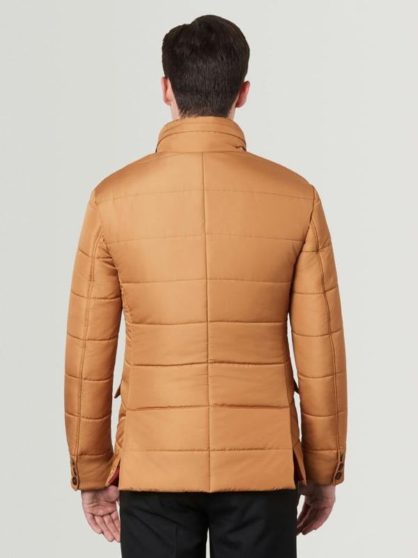 Serran London Puffer Suit Jacket - Mandarin