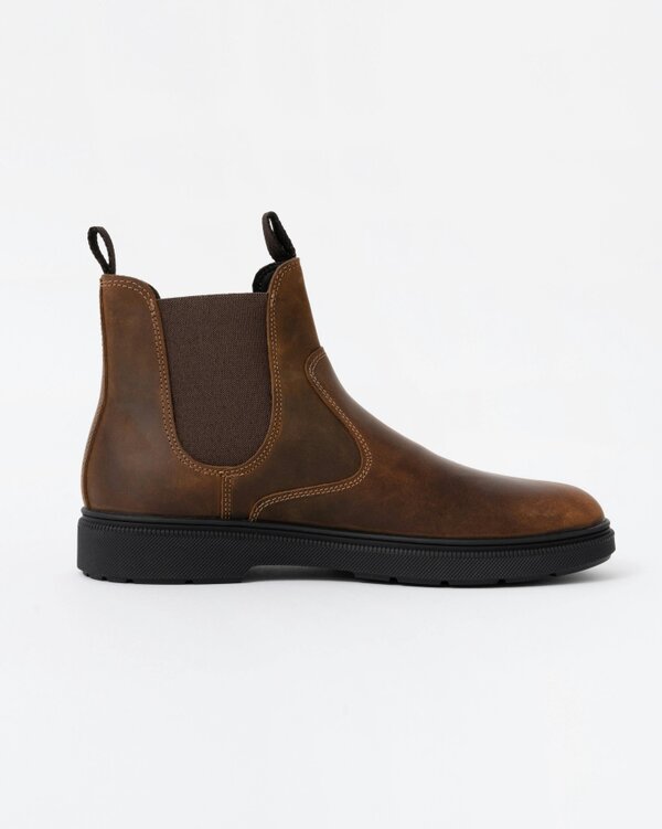 BOSS Orange Ferling Mens Chelsea Boots - Dark Brown 205