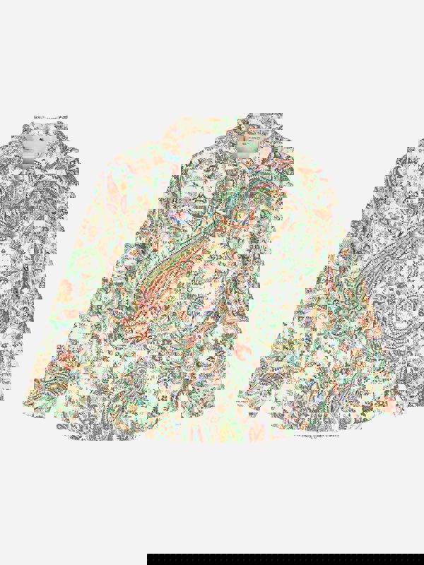 Etro Girls Floral Paisley Jacket in Multicolour