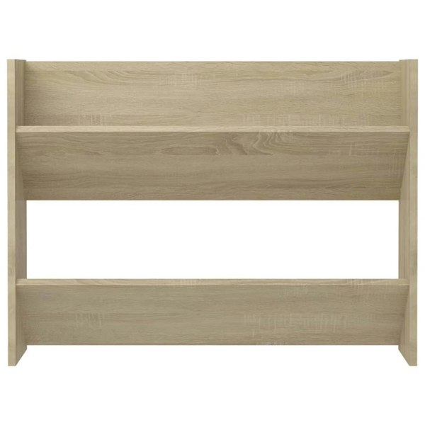 Berkfield Wall Shoe Cabinets 2 pcs Sonoma Oak 80x18x60cm Engineered Wood