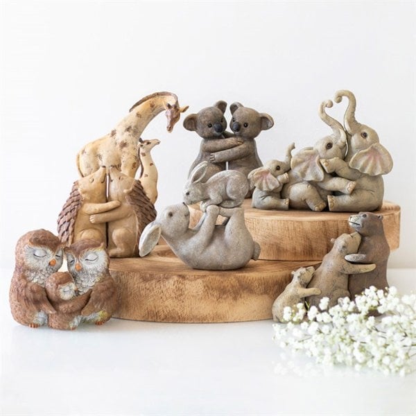 Serano Stand Tall Giraffe Mother and Baby Ornament