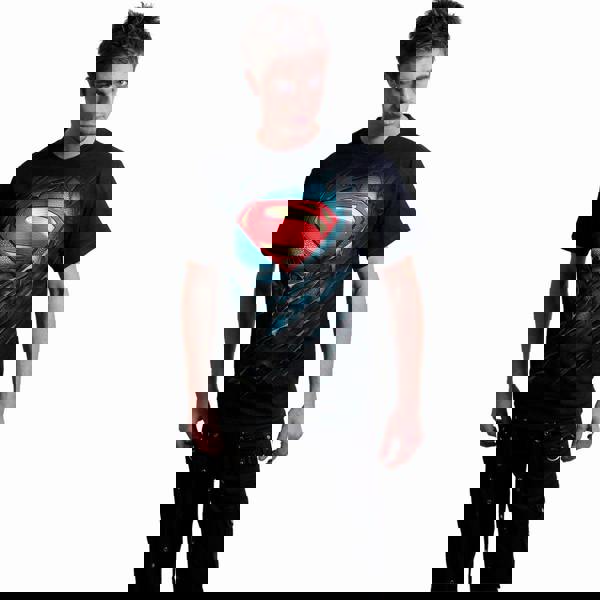 Spiral Direct SUPERMAN - RIPPED - T-Shirt Black