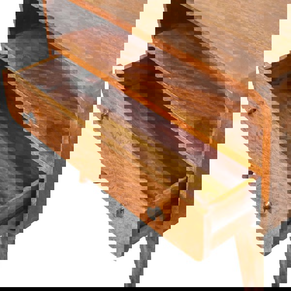 Artisan Furniture Solid Wood Mini Chestnut Curved Media Unit