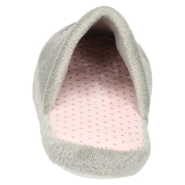 Spot On Ladies Spot On Owl Print Mule Slipper