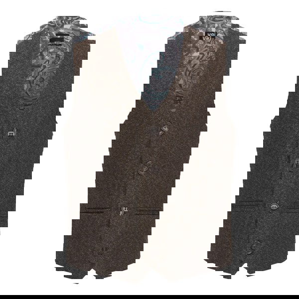 dark tweed style waistcoat