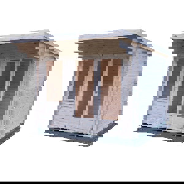 Shire 10x10 Belgravia Log Cabin 19mm Cladding - Best Shed