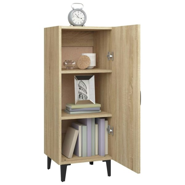 Berkfield Sideboard Sonoma Oak 34.5x34x90 cm Engineered Wood