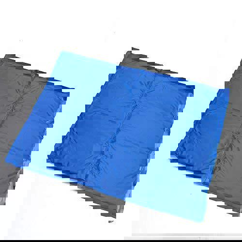 KAV Small 30x40 cm Waterproof Pet Self Cooling Mat with Non-Toxic Gel Animal Cold Ice Pad for Indoor, Outdoor, Summer, Home, Crates or Kennels (Blue)