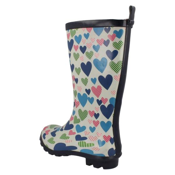 Spot On Girls Spot On Heart Print Boot