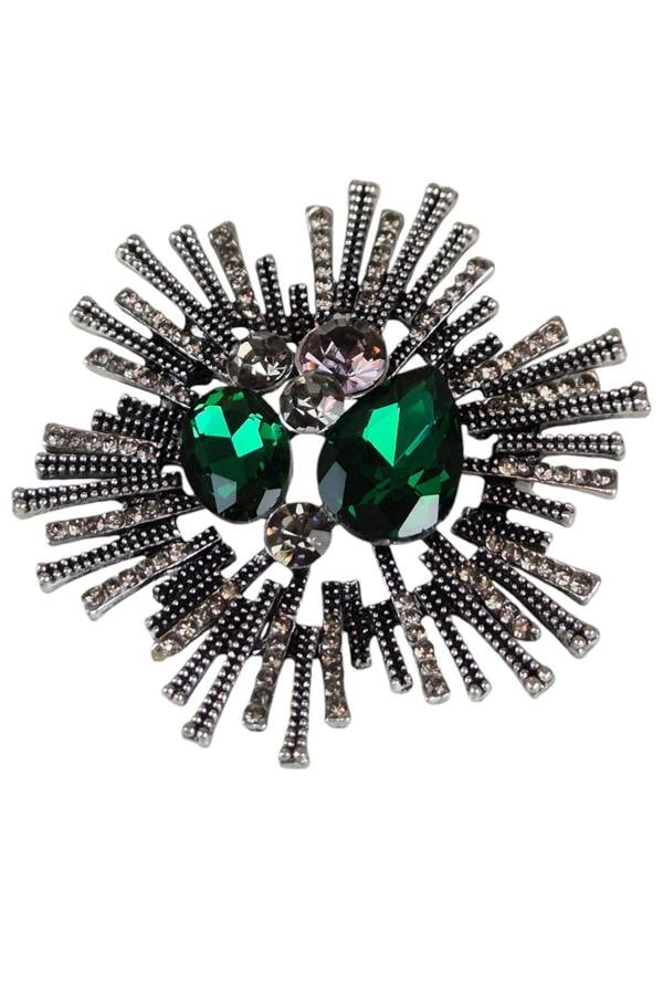 Paulo Due Diamante Large Spray Star Brooch Pin