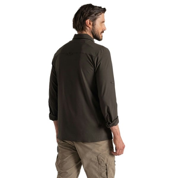 Craghoppers Mens Nosilife Long-Sleeved Shirt - Woodland Green