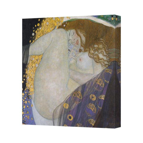 Benjamin Tate Design Contemporary Nude Figure Canvas Art Print With Deep Wooden Frame