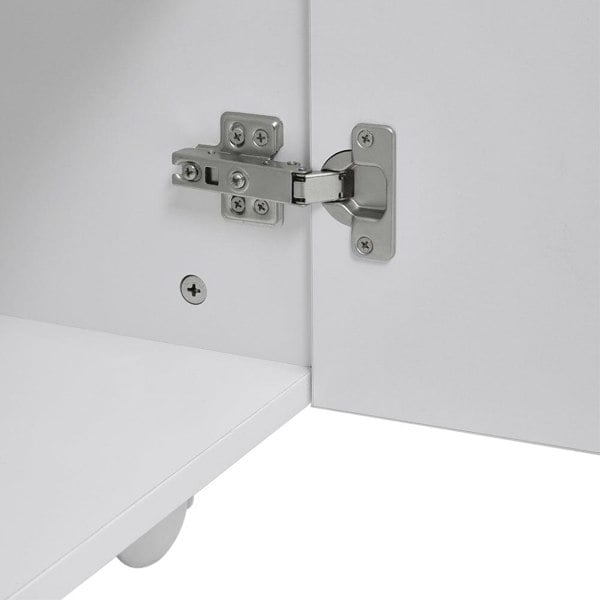 120cm White Manicure Table Salon Station with Storage Dressing Tables Living and Home